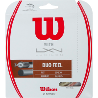 Wilson duo feel: luxilon element & wilson nxt 1.25 (12.20m) hybrid hnedá