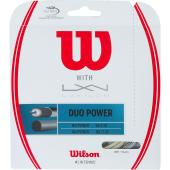 Wilson duo power : luxilon alu power & wilson nxt power 1.25 (12.20m) hybrid sivá