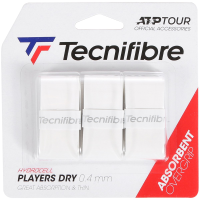 Tecnifibre Players Dry overgrips biela